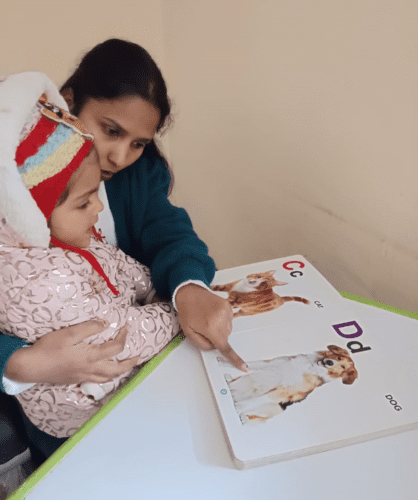 Child Receiving Therapy for Special Education and Academic Support in Hoshiarpur
